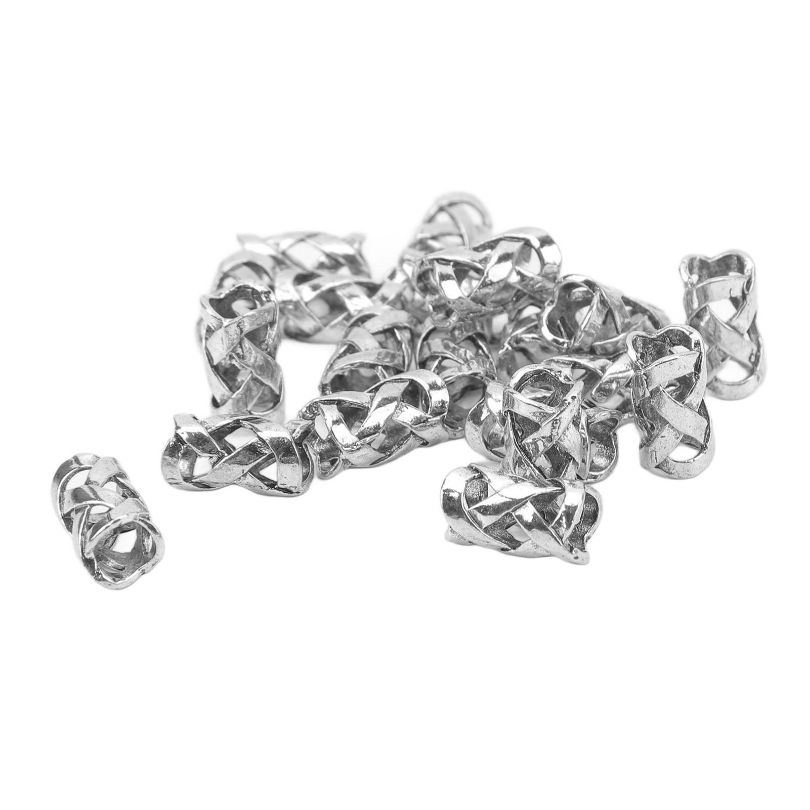 

20 шт. бусины для бороды из сплава в стиле викингов, красивые дизайнерские аксессуары для мужчин и женщин