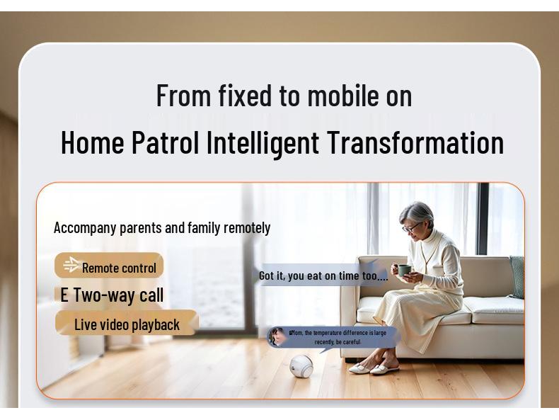 Pet Companion AI: Smart Home Camera & Mobile Monitoring Robot