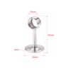 DRELD Stainless Steel Centre Bracket Wardrobe Rail Support Hanging Rail Rod Pole Socket End Support Bracket Holder 19mm 25mm Dia