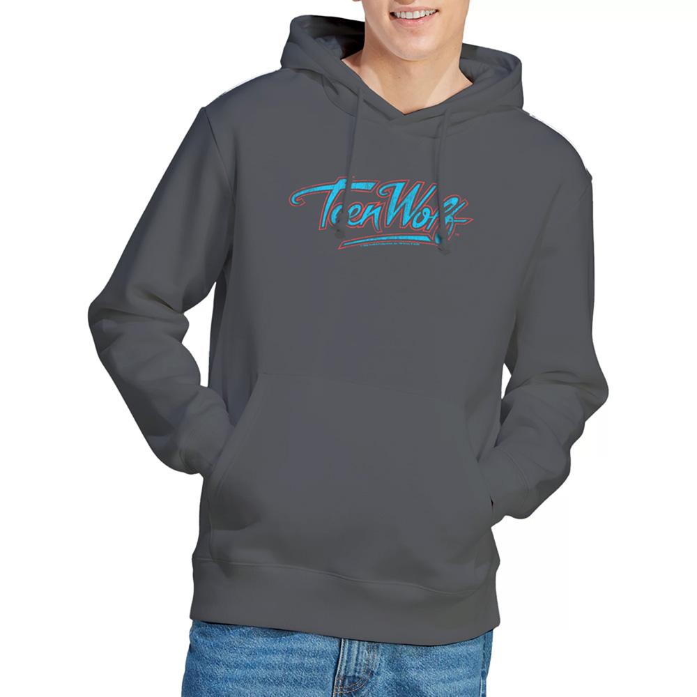 Teen Wolf Unisex Adult Neon Logo Hoodie