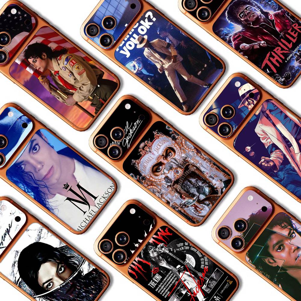 Pop Singer Michael Jackson Back Cover Decal Protective For Iphone 17 Pro Max Skin Sticker Back Protective Decorative Sticker
