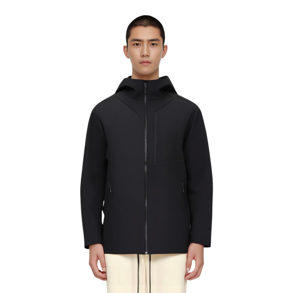 Anta Champion Outdoor Hiking Collection, Hooded Casual Zippers Solid Color Thickened And Fleece Lined Thermal 152540612-3