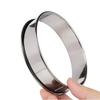 1Pcs Stainless Steel Muffin Tart Rings Fruit Pie Cake Cookie for Food Making Double Rolled Tart Ring 8/9/10cm Kitchen Accessory