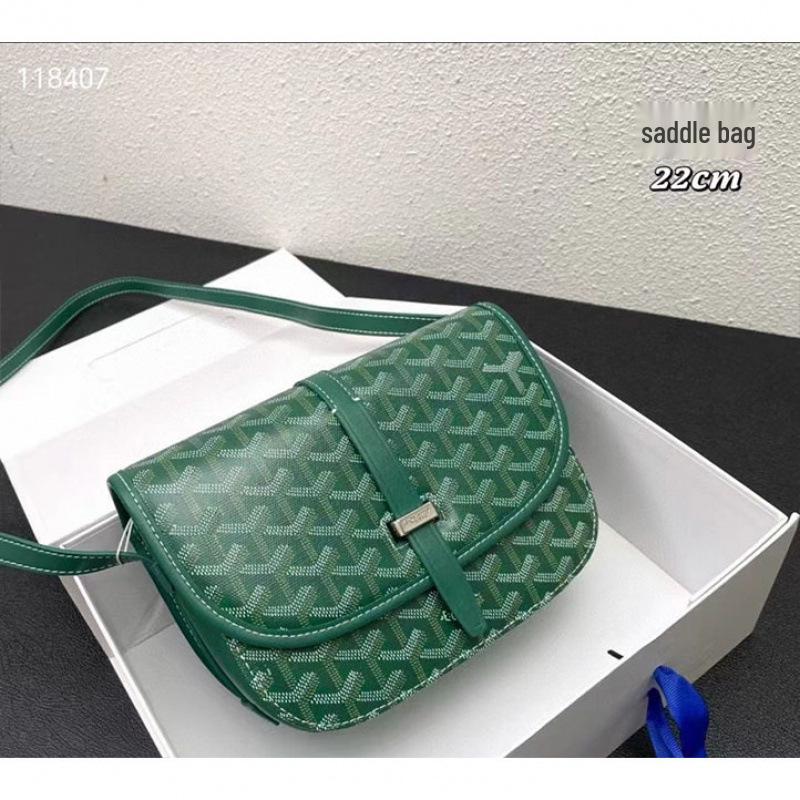 Unisex Black Fashion Print Saddle Bag - Crossbody or Shoulder Flap Bag