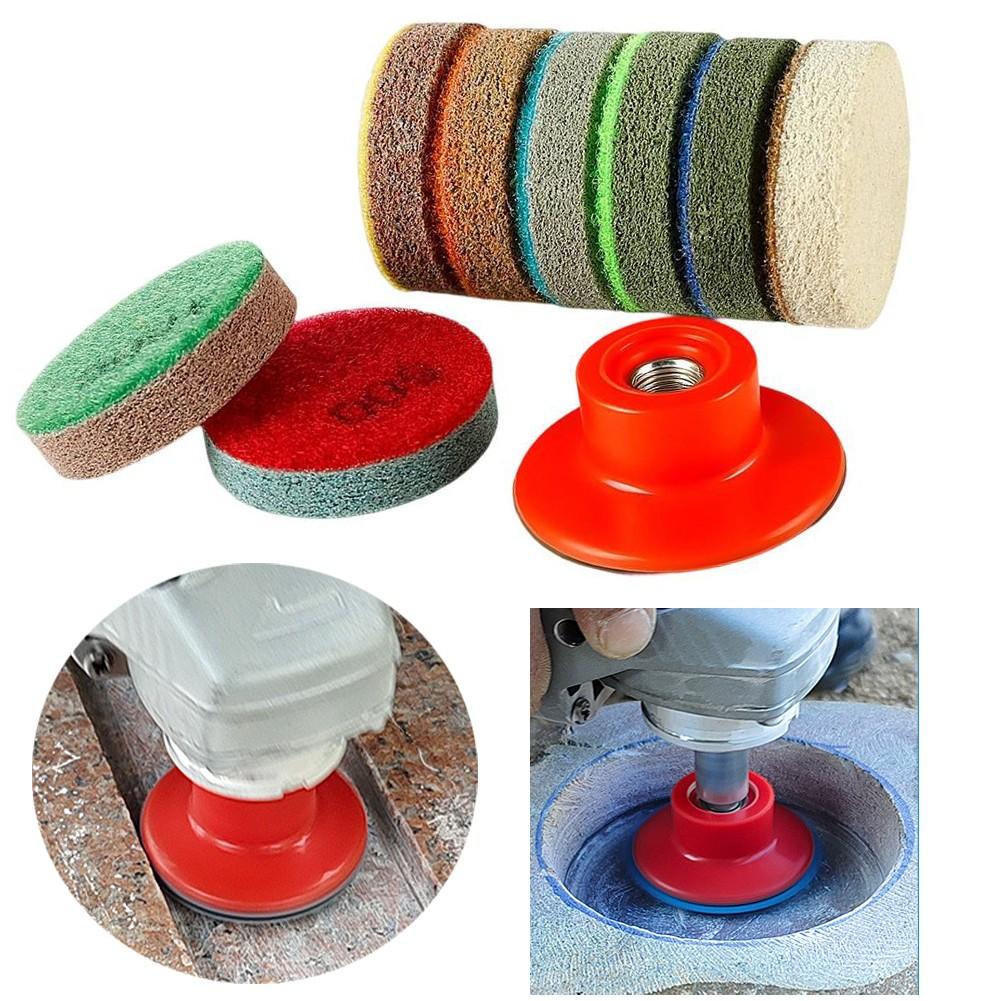 8 Grit Options Grinding Pad Polishing Disc Sponge Polishing Pad