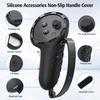 For Quest 3 Compatible Seven-Piece Set Protective Silicone Rubber Case with Handle and Face Covers Custom Logo Game Accessories