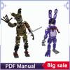 Withered Bonnie Springtrap Mimic Building Blocks Set Accessory Decoration Adults Bricks Decoration Christmas Gift