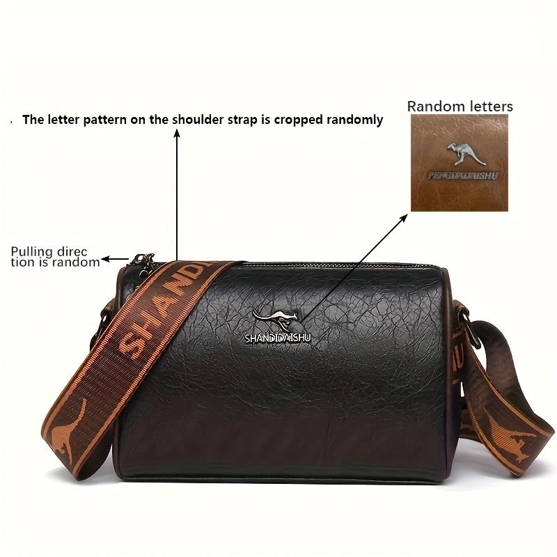 Women's shoulder bag retro wide shoulder strap messenger bag