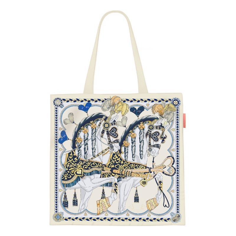 Spring new printed handbag women's oil painting series handbag shoulder bag tote bag fashion canvas bag