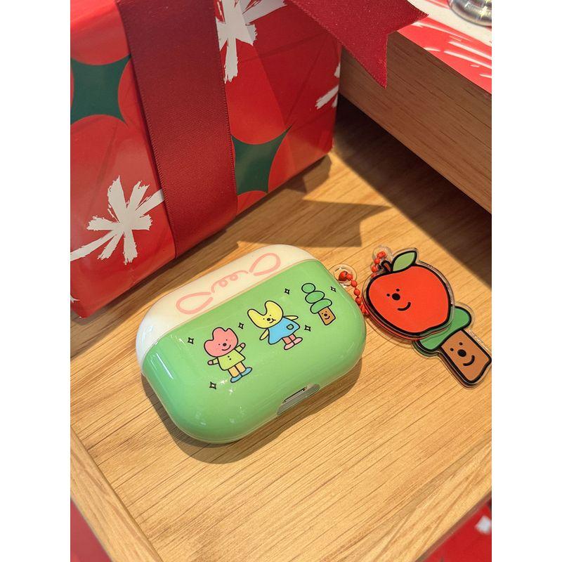 

Case Applicable to Apple Airpods3 Generation Headset Protective Case South Korea Young Adult Heart Ins1 Generation 2 Generation Protective Soft Case Apple AirPods 4 u and me
