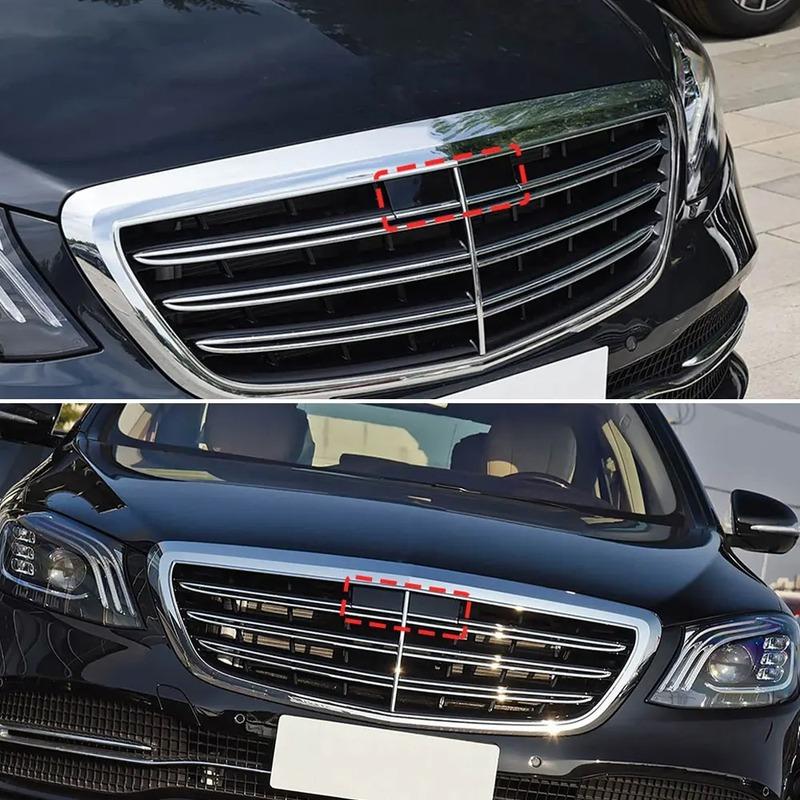 Car Front Left Right Radiator Grille Cap Cover Of The Grille Camera Accessory For Mercedes Benz S-Class W222 S300 S350 S400 S450
