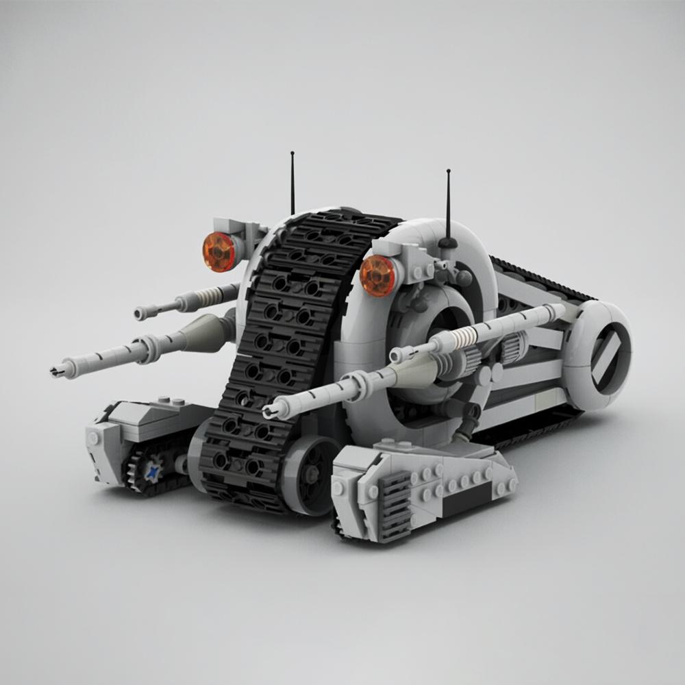 New MOC Space Series Battle Tank Robot Snail Model Building Blocks DIY Modular Technology Assembly Toy Adult Collectible Gift PDF Guide by Email