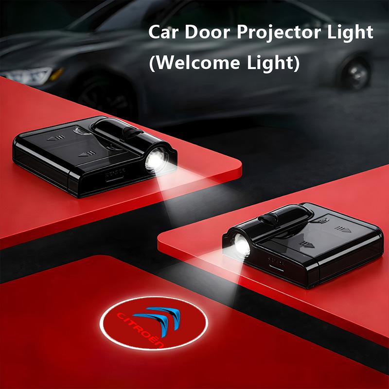 New style Car universal projector high-definition LED welcome lights For Citroen C4 C3 C5 C1 C2 Berlingo Celysee Cactus Picasso alh123