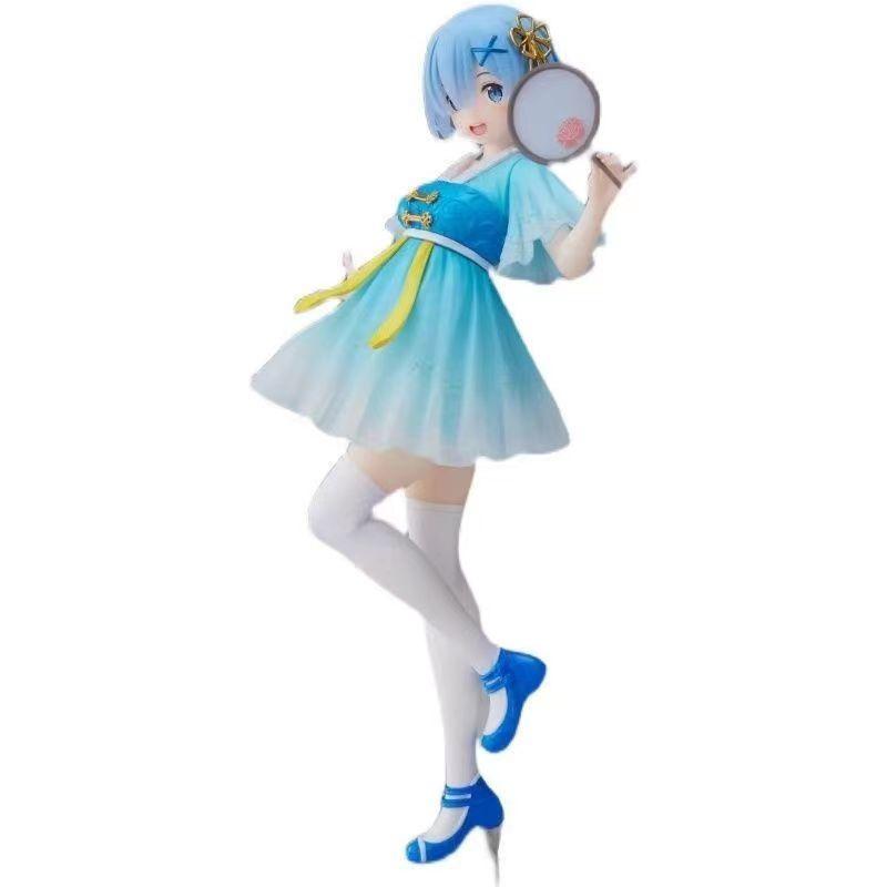 Re:Life in a different world from zero Rem Ram PVC Figure Model Toy Decorative Ornament