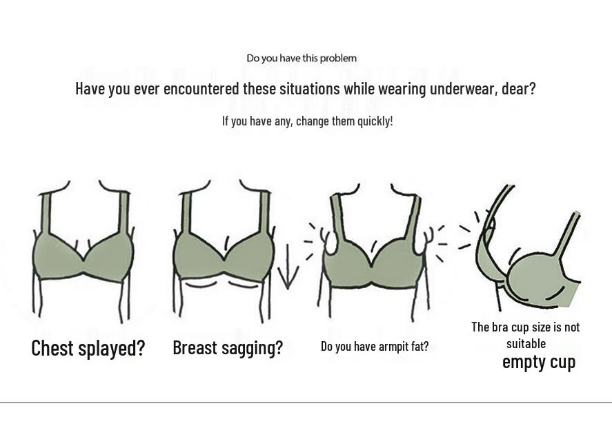 Japanese Style Wire-Free Push-Up Bra: Sexy, Comfortable, Anti-Sag, Adjustable, Seamless, Beautiful Back Design for Small Busts