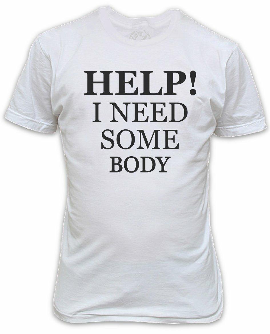 HELP! I need somebody! T-Shirt Cool lyrics gift Beatles inspired XL