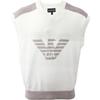 Ss24 Logo Knit V-Neck Casual Vest Men Tops Off-White 3D1MXU-1MQDZ-0128