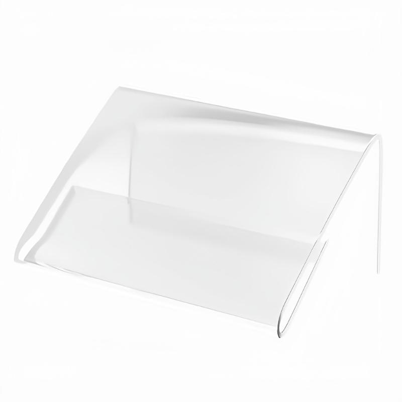 50 divisions Crystal Acrylic Sign Holders Ideal For Product Markers Desk Identification Cards And Gathering Seating Labels 4x6x2.3cm