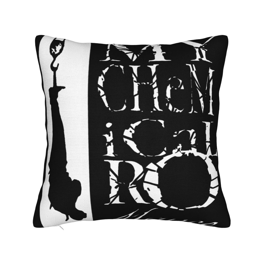 My C-Chemical R-Romance Pillow Cover  Soft Cushion Cover Cute Funny Pillow Case For Sofa Home Decoration