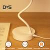 LEDowa Lampka Nocna 3 Poziomy Ściemniania Bez Migotania Ochrona Oczu USB Ładowana Bateryjnie Przenośna Dotykowa Lampka Stołowa