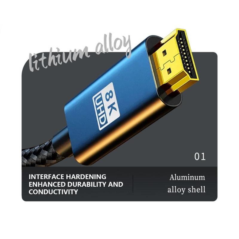 8K60hz 2.1 Video Extension Cable Clearly Definition Dynamic for Gaming & Streaming, PC and Consoles Compatible