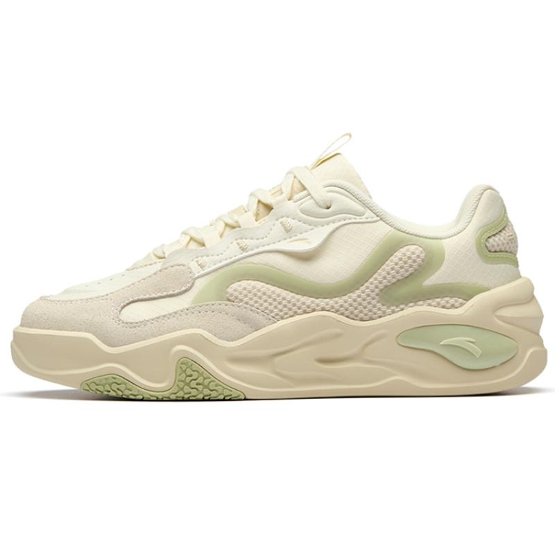 Anta Tianxing Low-Top Sports Casual Shoes Women s White Yellow Green Sneakers 122238091R-3 37.5