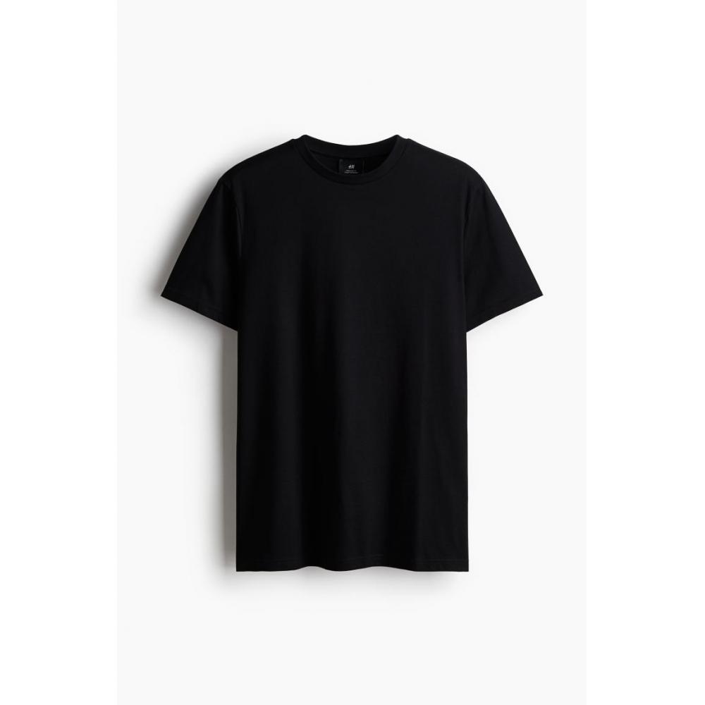 H M Regular FiT T sHirT Black