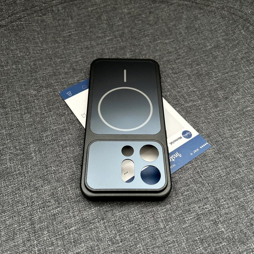 Nano Frosted Glass For Magsafe Magnetic Phone Case For OPPO Find X9 X9Pro Wireless Charge Shockproof Orange Armor Cover