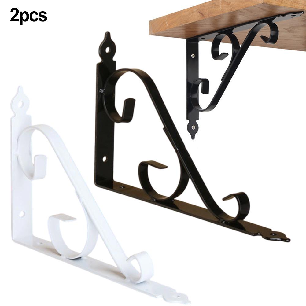 Sturdy Shelf Hardware Floating Shelf Support Living Room Decor High Load Capacity Iron Construction For Home Storage