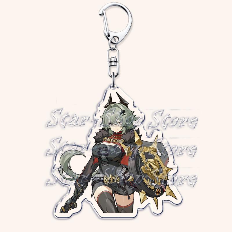 Hot Zenless Zone Zero Keychains for Womens Accessories Bag Ellen Joe Bangboo Miyabi ZZZ Anby Jane Doe Nicole Keyrings Fans Gifts