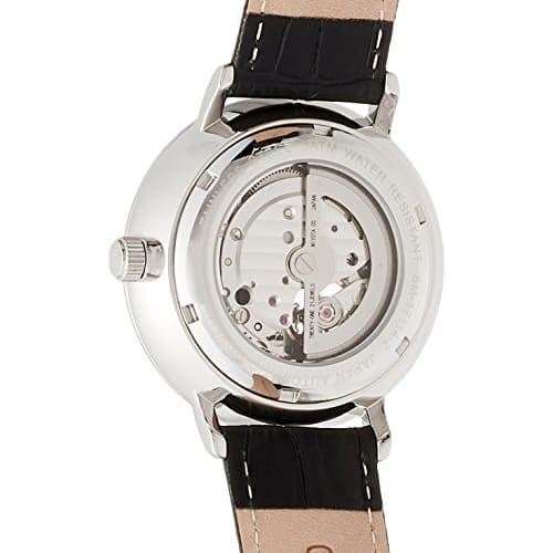 Salvatore Marra Men's Automatic Watch with Domed Crystal, SM17114-SSBK, Officially Imported, Black