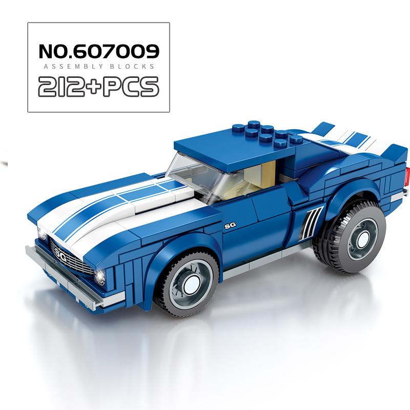 Speed City Racing Car Sports Model Building Blocks Bricks Classic Rally Sports Super Racers Great Vehicles Christmas gift Toys