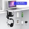Not Tool Desk Cup Holder With Headphone Hook Organizers Space Efficient Clamp Design For Home Office Environment