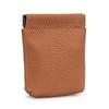 Portable Self-closing Mini Coin Purse Leather Solid Color Small Wallet Wallet Bag Men