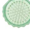 2-In-1 Mini Air Cushion Brush with Makeup Mirror Portable Shell Shape Travel Hair Comb Women Girls Folding Round Mirror Scalp