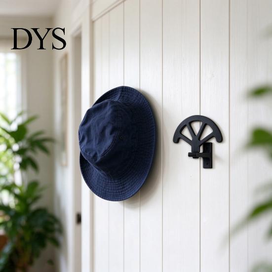 Wooden Hat Rack for Wall Wall-mounted Rack, Retro Style Durable Wood Display Holder, Straw Stand Space-saving Organizer Cowboy Hats And Baseball Caps