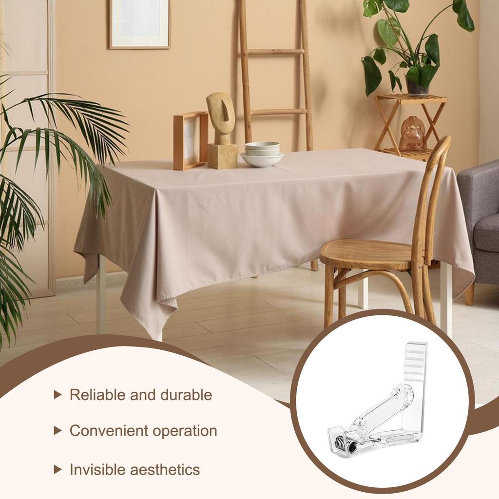 Table Cloth Clip 20 Piece Tablecloth Clips For Outdoor Tables Windproof Cover Function For Camping Restaurant Dinner Indoor