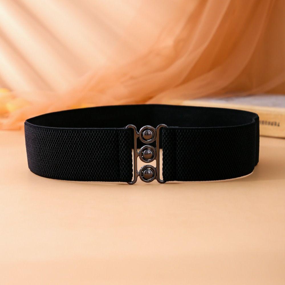 Fashion Stretch Wide Elastic Belt Cinch Casual Waist Band Dress Cummerbands For Ladies Women