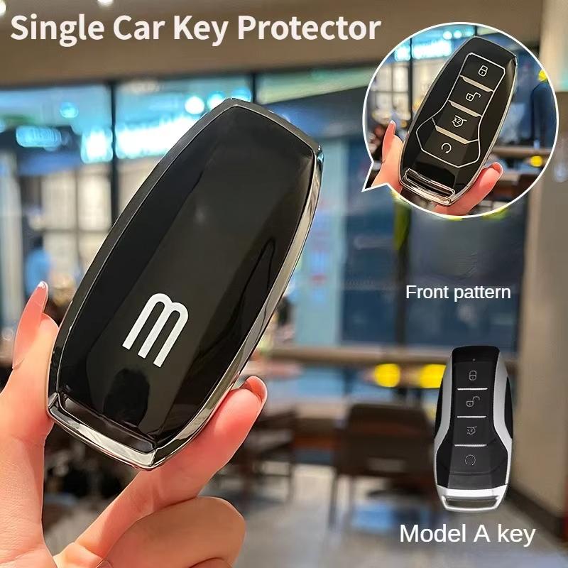 For BYD TPU Car Key Seagull/Dolphin/Qin/Han/Tang/Song/SEAL U DM-i/ATTO03 Car Key Decoration Full Cover Protective Case