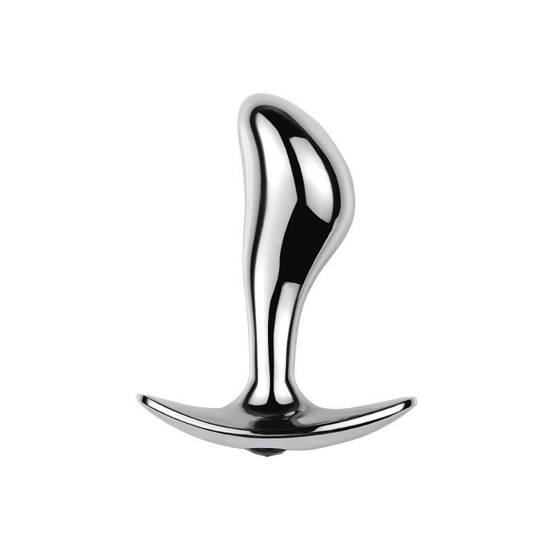 Gebogener Aluminiumlegierung Anale Plug für Männer und Frauen - G-Punkt Stimulation Erotisches Spielzeug