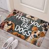 Cute Dog Print Carpet, Entrance Door Carpet, Bathroom Anti-Slip Carpet, Home Decoration Welcome Carpet
