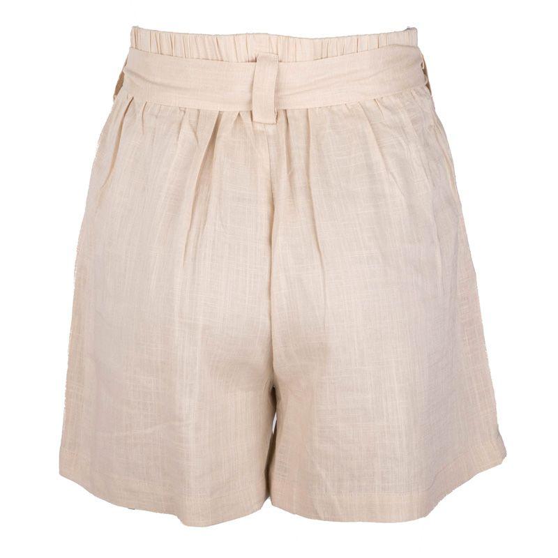 Short en lin taille haute avec ceinture amelya Femme LA PETITE ETOILE