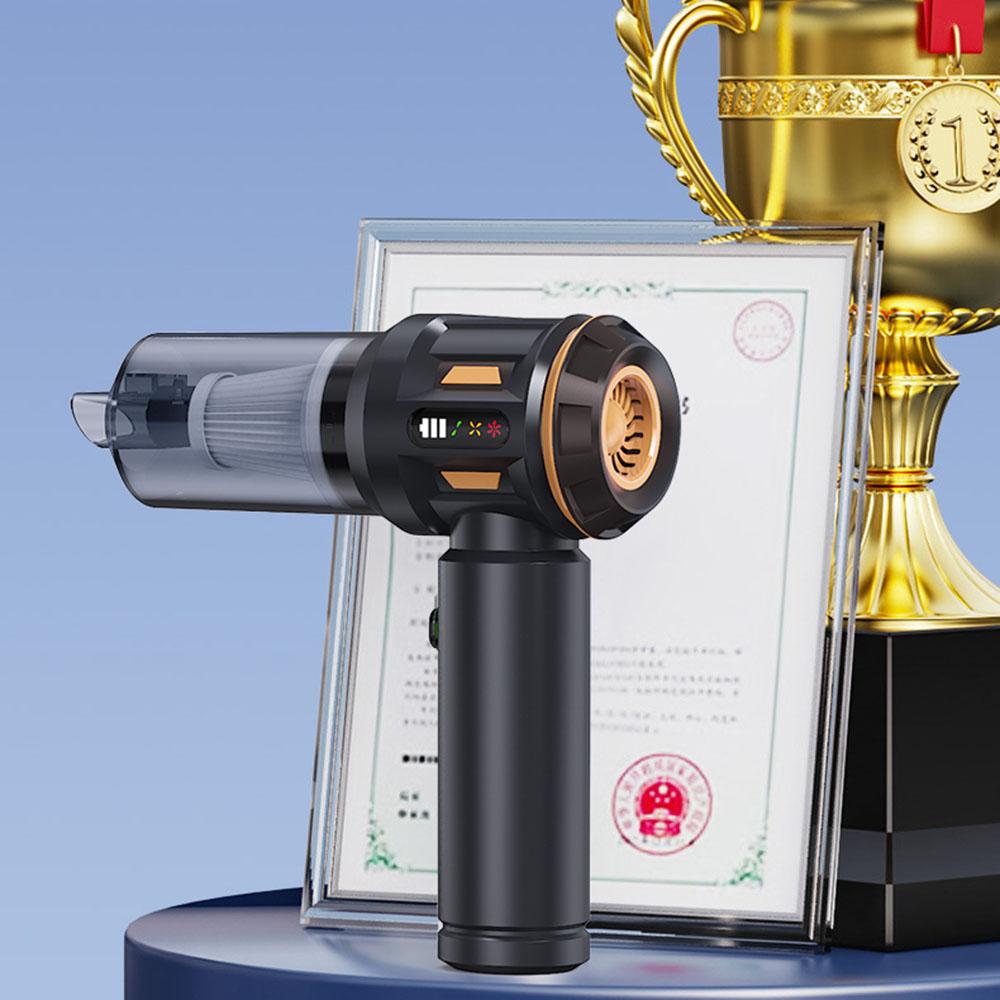 Car Vacuum Cleaner LED Indicator Strong Blowing/Suction Air Duster Quick Inflation 4 In 1 Wireless Handheld Vaccum Cleaners