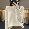 Pull Cachemire Pull Femme Tricots Col V Manches Longues Automne Hiver Mode Vêtements Basiques Hauts