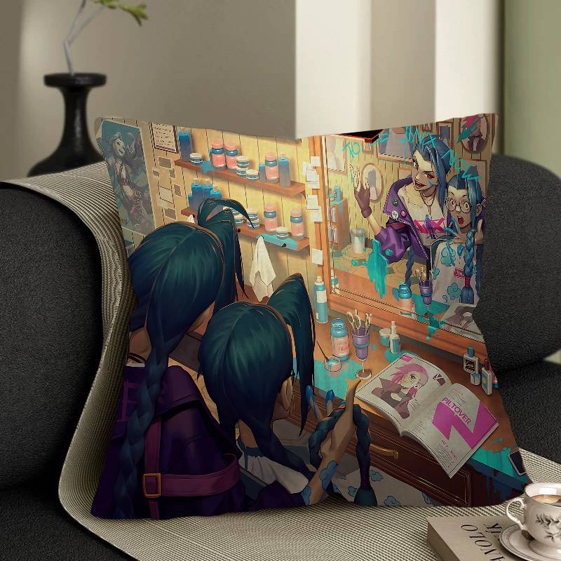 Arcane Jinx Lucky Dragon Pillow Cover Sofa Cushion Cover Home Room Decoration Children Gift