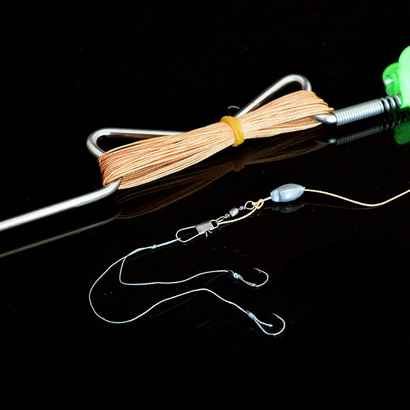 Canna da Pesca Automatica Piccola da Mare Canna da Pesca Automatica Pigra Canna da Pesca con Molla Inserita