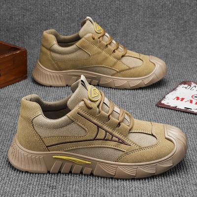 Herren Herbst Outdoor Bequeme Abriebfeste Niedrige Freizeitarbeitschuhe, Modische Schutzschuhe.