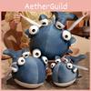 Six Spoof Eyes Flying Fish Plush Toy Cartoon Home Decoration Photo Doll Props