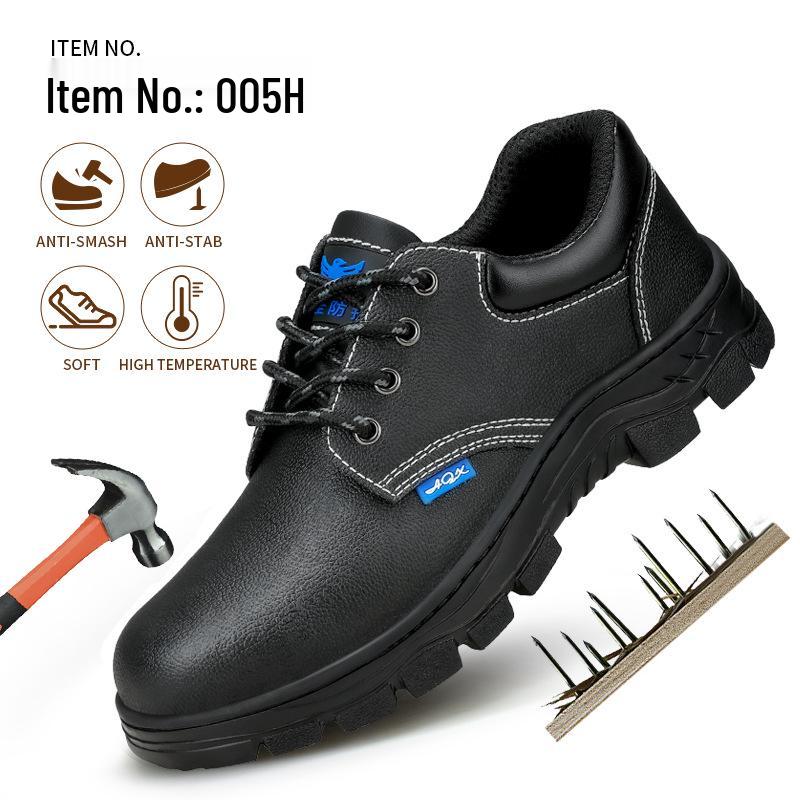 Men's Work Safety Shoes, Anti-smash, Puncture & Heat Resistant, Fireproof Welders' Footwear