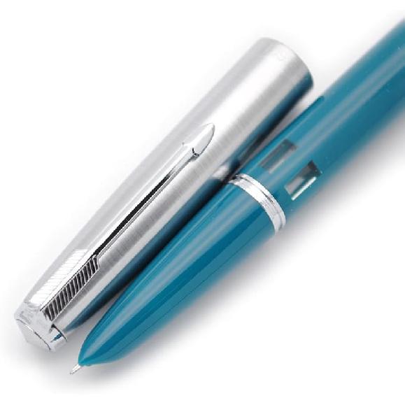 czxwyst 601 Steel Cap Vacumatic Fountain Pen (transparent-2)